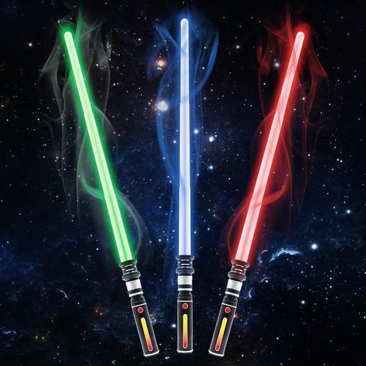 Light Saber for Kids, 3 Packs Light Sabers with FX Sound and Motion Sensors Light up Sword for Halloween Xmas Children's Day Gifts, Dress Up Parties Costum