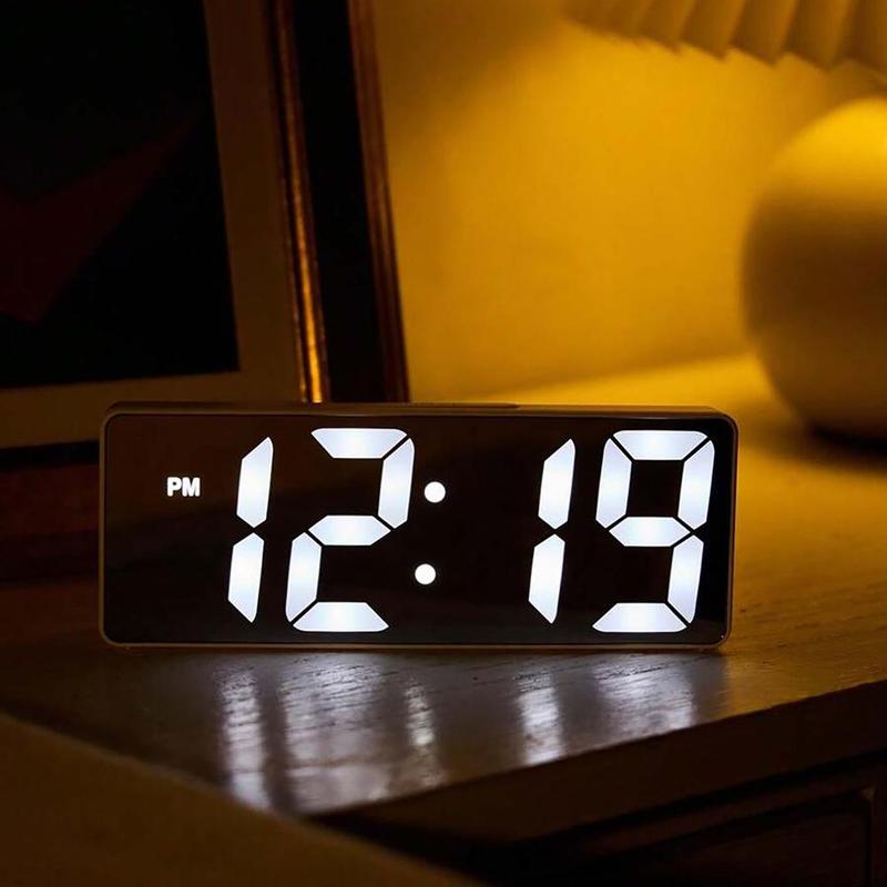 LED Multifunctional Electronic Alarm Clock, Battery/USB Required Creative Simple Digital Clock, Bedside Clock for Home Bedroom Dormitory