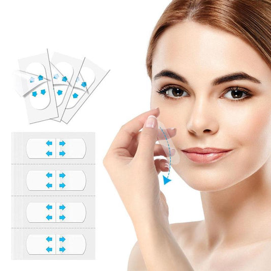 Invisible Facial Wrinkle Patch, 80pcs/pack Strong Elasticity Face Lifting Sticker, Multifunctional Smoothing Tape for Eye, Forehead and Lip Line