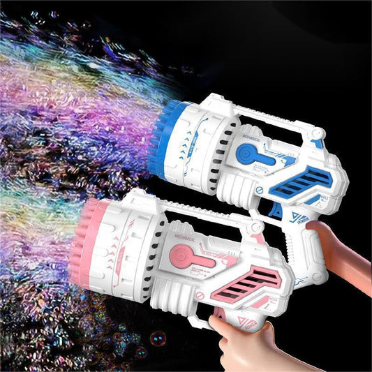 Bubble Machine Toys ,69 Holes and Colored Lights ,Outdoor Toy Bubble Machine For Adults And Children, Summer Outdoor Toys For Birthdays, Wedding Party Gifts.