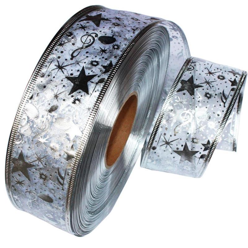 200cm/78.74inch Hot Stamping Ribbon, 1 Piece Gift Wrapping Ribbon, Decoration Supplies