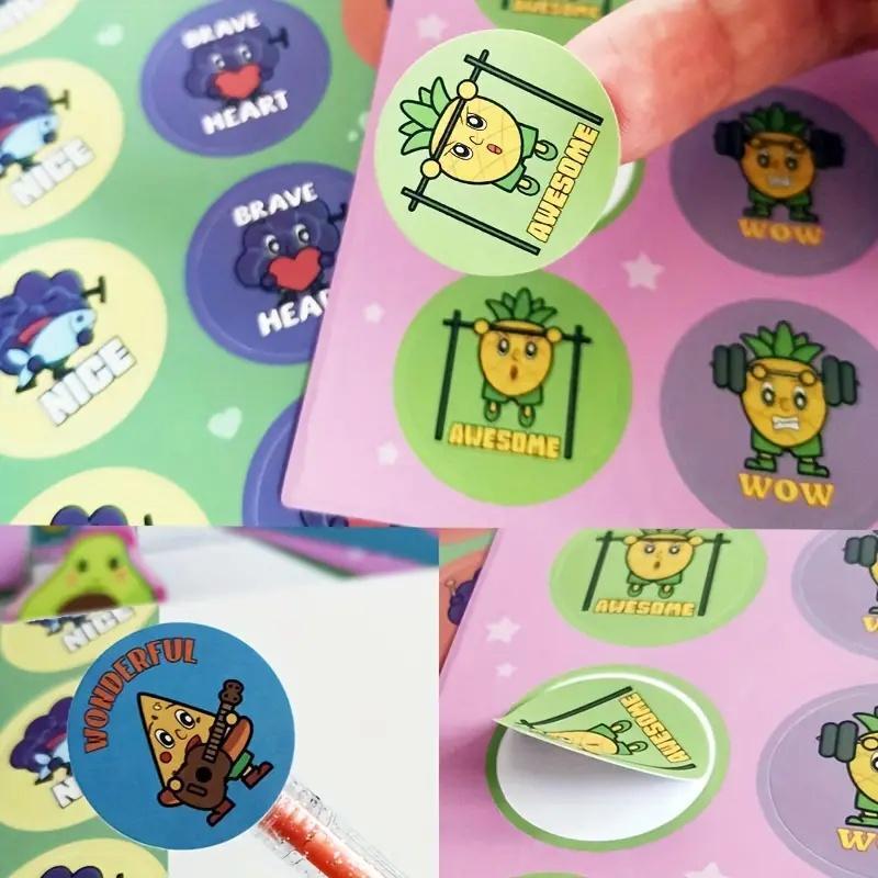 Cartoon Reward Pattern Sticker, 18pcs/set Cute Sticker for Water Bottles, Skateboards, Notebooks, Laptop DIY Decoration