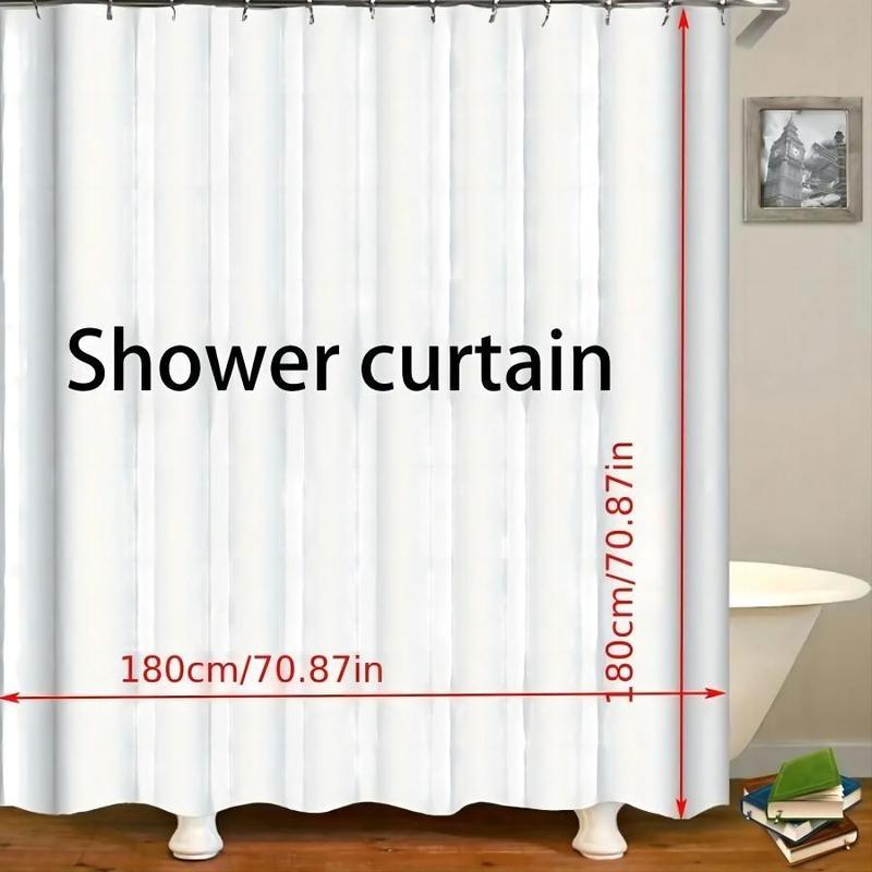 Polyester Shower Curtain (1 Piece), African Girl Pattern Waterproof Shower Curtain For Bathroom