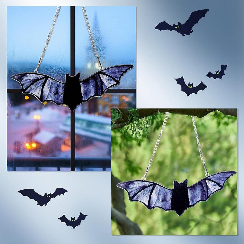 Bat Design Hanging Ornament, 1 Count Halloween Themed Hanging Decoration, Bat Shaped Hanging Decor for Home Party & Festival