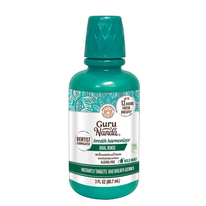 GuruNanda Breath Harmonizer Oral Rinse Mouthwash - 3 oz