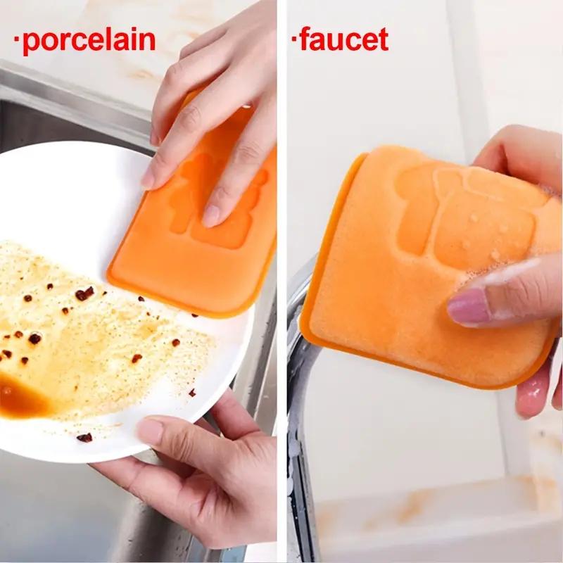 "FU"&"JI" All-Purpose Sponges, Kitchen Cleaning Sponge, Household Cleaning Sponge, Cleaning Supplies Tool, Dish Towel, Anti-scratch Dishware Scrubber(6pcs)