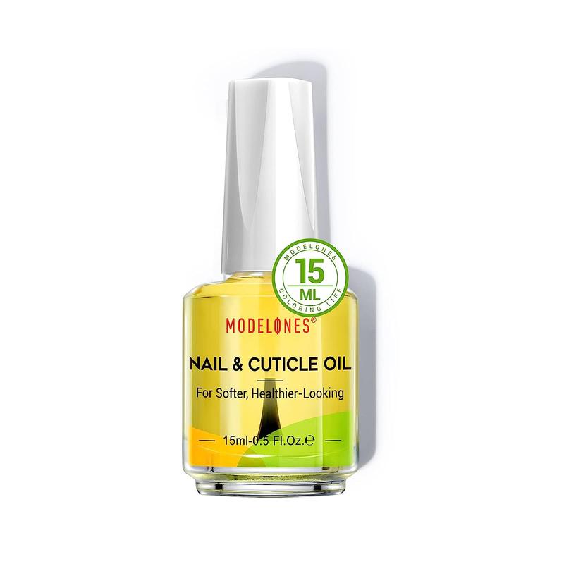 MODELONES Nail & Cuticle Care Strengthener Oil Vitamin E + B Fragrance-Free Cuticle Revitalizing Oil 15ml