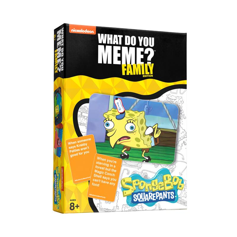 What Do You Meme   SpongeBob Family Edition Card Game - Hilarious Memes for All Ages