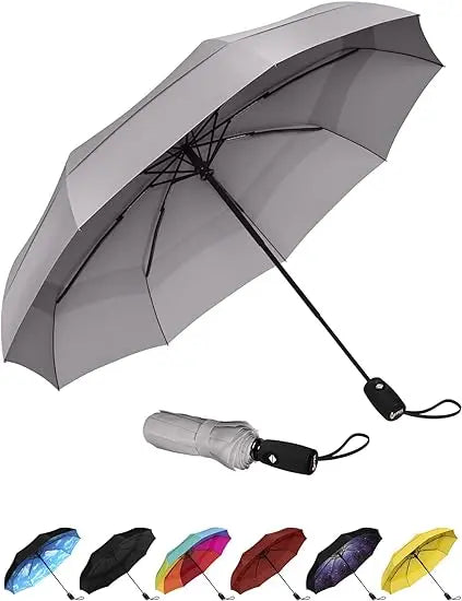 Repel Umbrella The Original Portable Travel Umbrella - Umbrellas for Rain Windproof, Strong Compact Umbrella for Wind and Rain, Perfect Car Umbrella, Golf Umbrella, Backpack, and On-the-Go