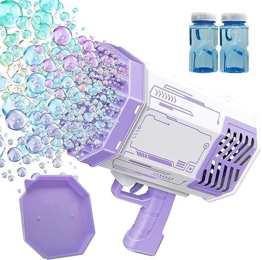 Kids Bubble Machine , Bubble Refill Solution, Bubble Machine Kids 4-12, Bubble Machine Blaster Party Favors,Durable And Portable Automatic 5000+ Bubble Machine For Christmas, Parties, Suitable For Indoor And Outdoor