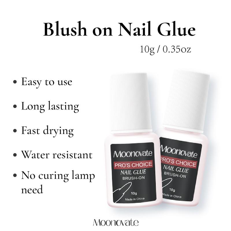 Brush on Nail Glue Moonovate Super Strong Nail Glue