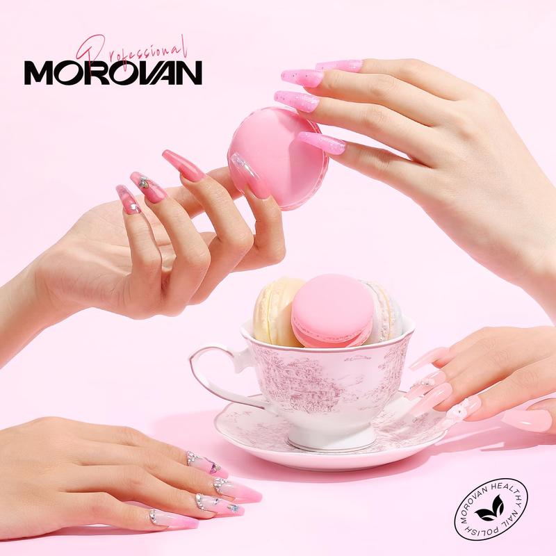 MOROVAN Professional Acrylic Nail Kit: for Beginners with Everything Best Valentine Gift For Her Complete Nail Kit Set Professional Acrylic with Everything Acrylic Nail Starter kit Acrylic Nail Supplies Gifts for Women Girl