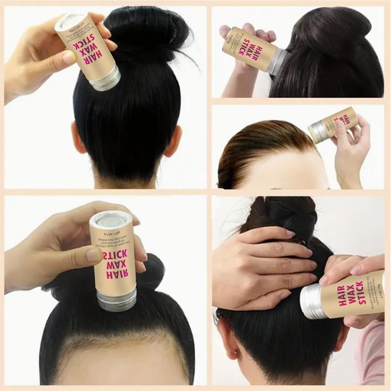 Summer 75g Hair Wax Stick, Non-Greasy Hair Edge Control Frizz Control Hair Stick, Hair Wax Gel, Long Lasting Hair Pomade Stick Hair Styling Gel, Flyaway Hair Tamer Wig Smoothing Wax Cream, Hair Styling Product