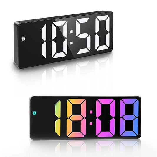 LED Multifunctional Electronic Alarm Clock, Battery/USB Required Creative Simple Digital Clock, Bedside Clock for Home Bedroom Dormitory