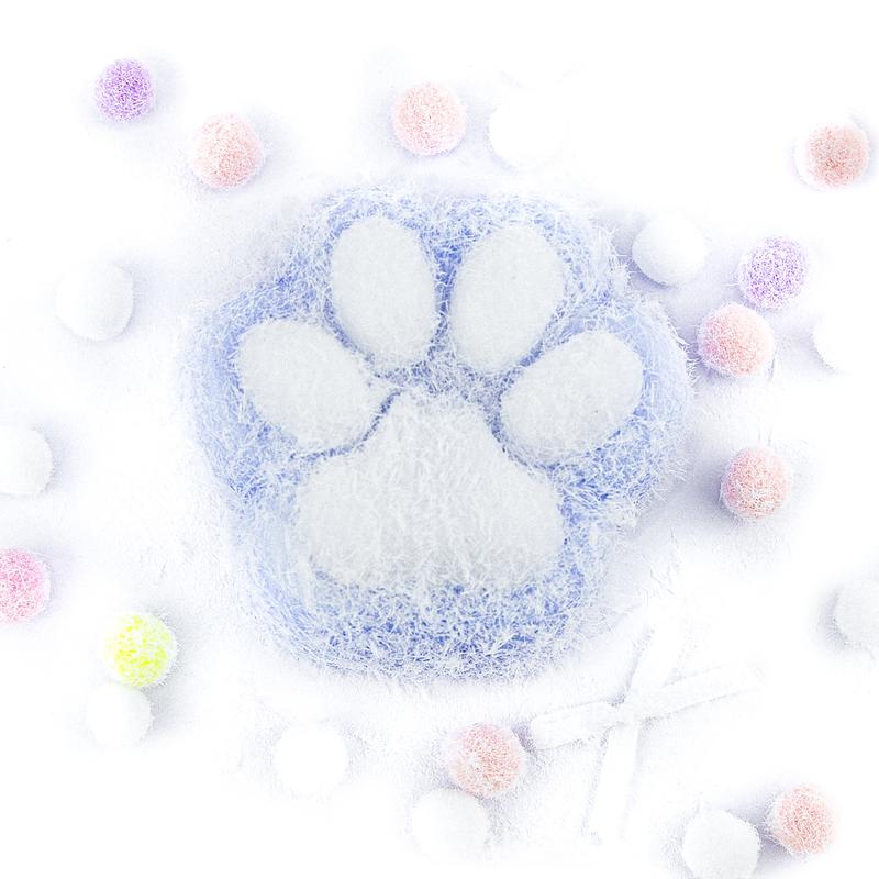 [New Arrival ] Blue & Pink 2 Pack Taba Squishy Cat Paw Stress Relief toy Fidget toy Novelty Gifts For Kids And Adult Handmade Gift ricecakesquishy stressball glassslime ogslimes relax toy crunch slime silent fidgettoys