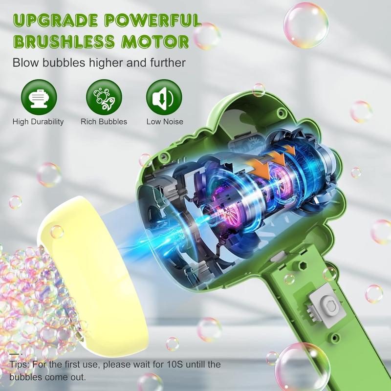 Christmas Gift for Kids Zerhunt Bubble Blaster Machine Automatic Backyard Toy for Kids | Outdoor Toys | Fantastic as a Gift for Party Favors Birthdays Valentine Halloween and Christmas | Battery Operated Bubble Wand for Easy Outdoor Use