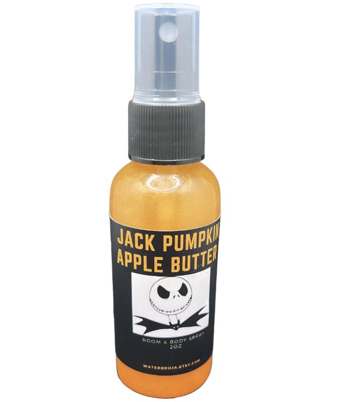 Jack Pumpkin Apple Butter Spray, Jack Skullington, Fall Room and Body Spray, Pumpkin King, Body Glitter, Car Spray, Nightmare before Bath Scent