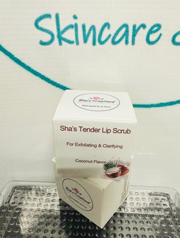 Sha's Tender Lip Scrub Coconut Flavor