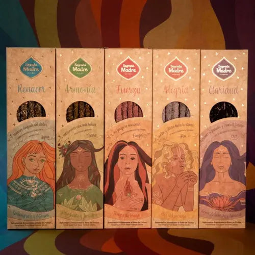 Elements Incense | Air | Fire | Water | Ether | Earth | Dragons blood | Chinaberry | Ginger