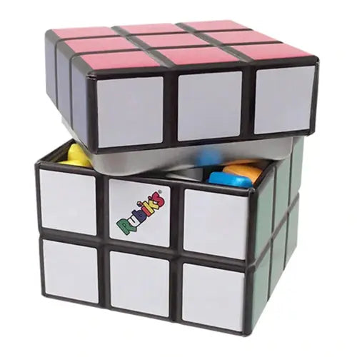 Rubiks Candy Cube - Rubiks Cube Shaped Sour Fruit Candy Tin