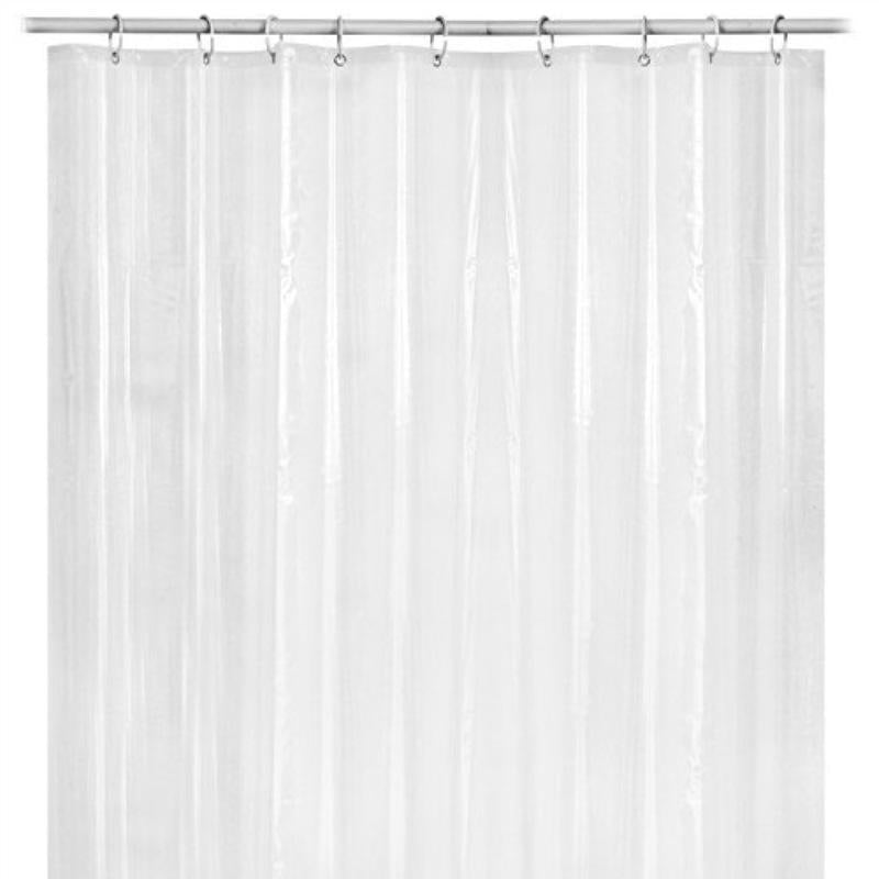 Clear Shower Curtain, Waterproof Shower Curtain with Rustproof Grommets, Clear Shower Curtain Liner for Bathroom Accessories [without Rod & Hooks]