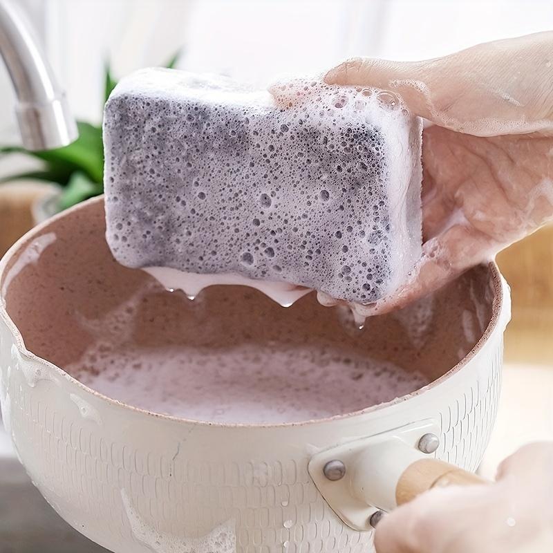 Double Sided Dishwashing Sponge, 10pcs Kitchen Dish Washing Pot Cleaning Sponge, Kitchen Accessories