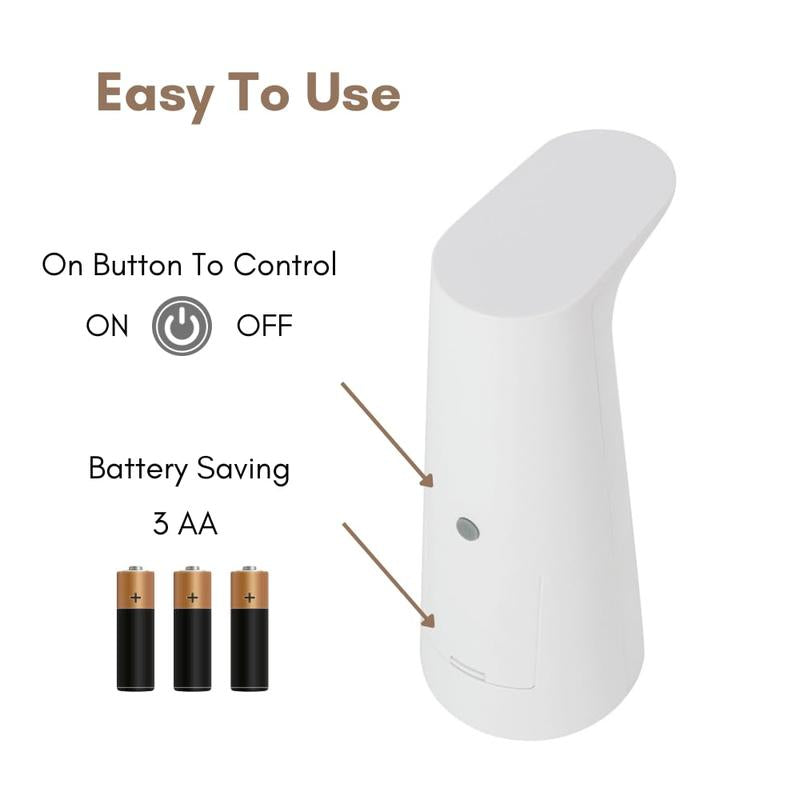 Automatic foam soap pump dispenser, stores the foam tank, and automatically pours out a certain amount of soap liquid on contact