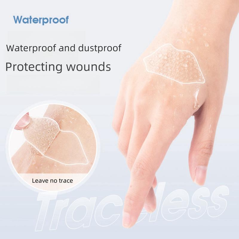 Disposable Foot Grinding Stickers Heel Stickers Transparent Invisible Stickers Heel Protection Sticker Food Care Pad 2 Count Footwear Shoe Insoles Comfort Bedroom Walking Bathroom