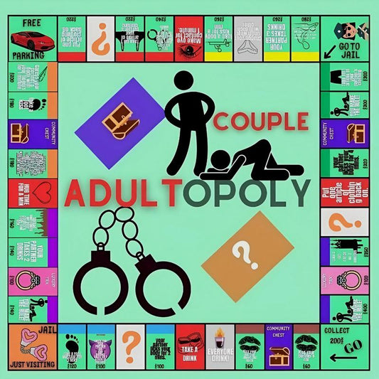 Couple Board Game,Couple Game Card BoardGame Props,Adult Couple Game Night OpolyBoard Game,Relationship Card Game,Conversation Cards for Couples (1-pcs)