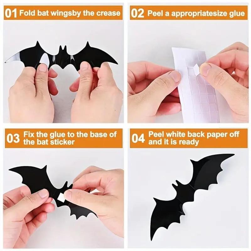 Mini 3D Fake Spider, 72pcs/set Artificial Spider, Halloween Decoration for Spooky Room, Festive Atmosphere, Party