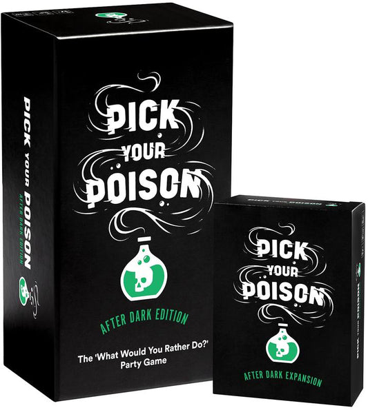 Pick Your Poison After Dark + Expansion Set Party Game - The "What Would You Rather Do  " Adult Card Game for College Students, Fun Parties & Board Games Night with Your Group