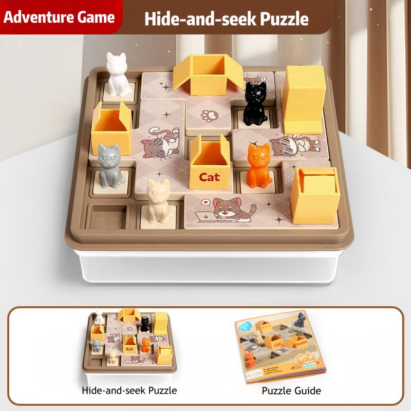 Logic Development Game Set, Gift Set for Kids, Educational Game slidepuzzle