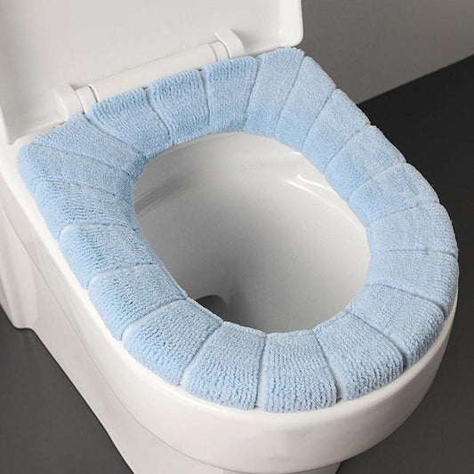 Toilet Seat Cover, 1 Count Winter Warm Toilet Seat Cushion, Washable Toilet Seat Cover, Bathroom Decor