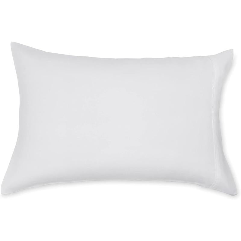 Lightweight Super Soft Easy Care Pillow case, Standard, Bright White, Pack of 2, 30" L x 20" W, Pillows Not Included