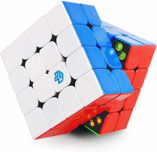 GAN 460 M Speed Cube Gan 4x4 Magnetic Master Cube Gans 460M Stickerless Puzzle Toy for Kids Gift