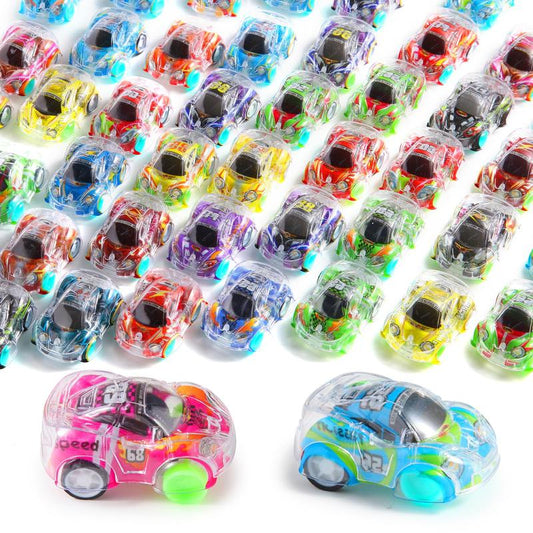 50 Pcs Mini Pull Back Cars Set, Pull Back Racing Vehicles for Kids, Bulk Toys Party Favors Treasure Box, Classroom Prizes, Pinata Fillers,Goodie Bag Stuffers for Boys Girls