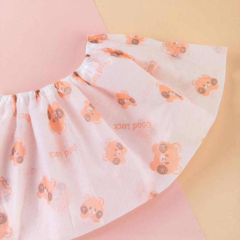 50pcs/set Disposable Non-woven Fabric Shoe Cover, Cartoon Animals Pattern Non-slip Indoor Shoe Cover, Stretchable Shoe Cover For Home Indoor