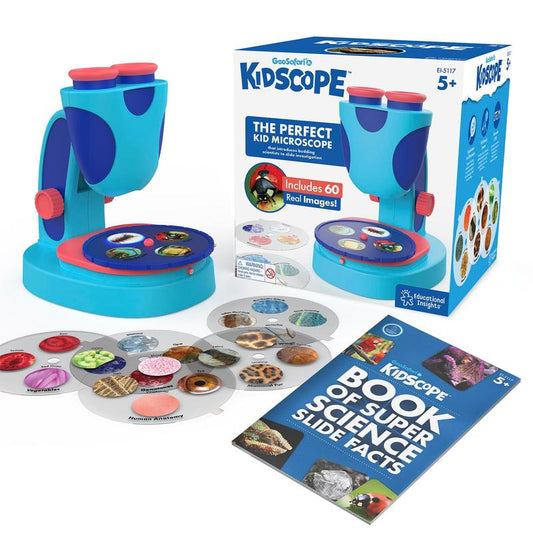 Educational Insights GeoSafari Jr. Kidscope, Kids Microscope, STEM Toy, Gift For Boys & Girls, Ages 5+