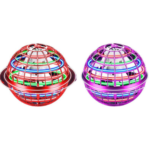 2023 Flying Orb Ball for Kids Adult, Hand Control Boomerang Ball, Flying Spinner Wheel Mini Drone, Hover Flying Ball Toy with LED Light, Drone Ball with Endless Tricks, Boy Girl Gifts