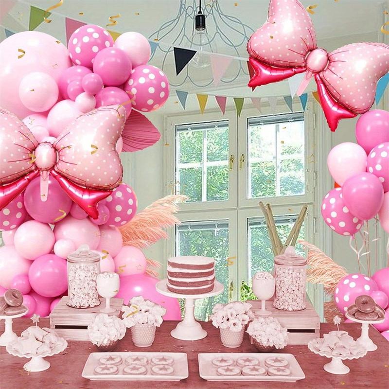 Romantic Valentine's Day Ornaments, 100pcs/set Balloon Garland Kit, Latex Decorative Bobo Balloon, Inflatable Bubble Ball for Party Festive Wedding,?Mean Girls Decorations