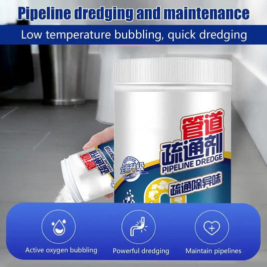 Kitchen Pipe Dredge Agent Sink Bathroom Cleaning Deodorization Toilet Sink Strong Dredge Cleaner Sewer Hair Floor Drain