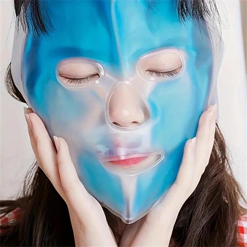 Hot & Cold Ice Pack Mask, Reusable Soft Ice Compress, Facial Spa Relief Skin Care Tool