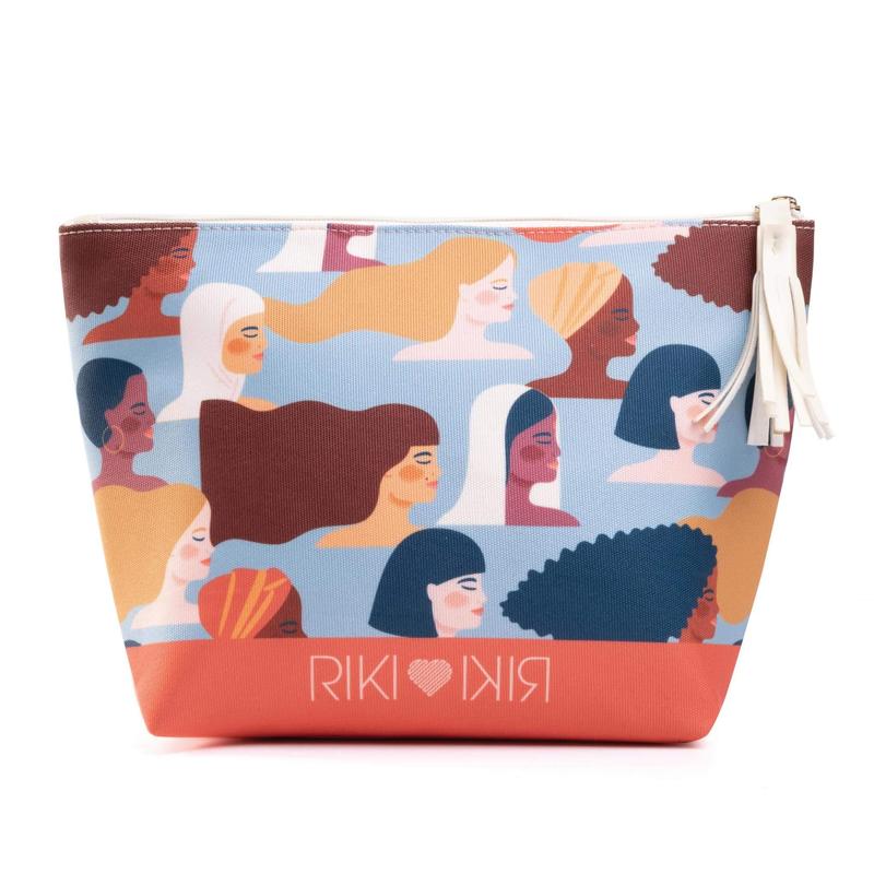 RIKI Women's Equality Day Cute Makeup Bag with Zipper Closure