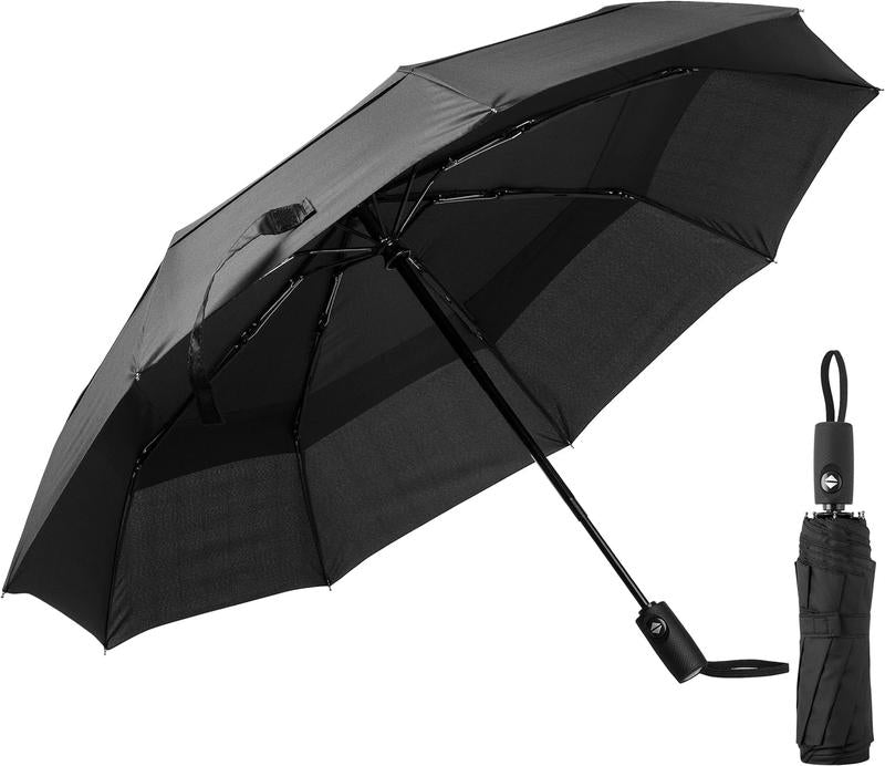 (4 Color)Windproof Travel Umbrella, Automatic Umbrellas for Rain, Compact Umbrella, Travel Umbrella Compact, Windproof Umbrella