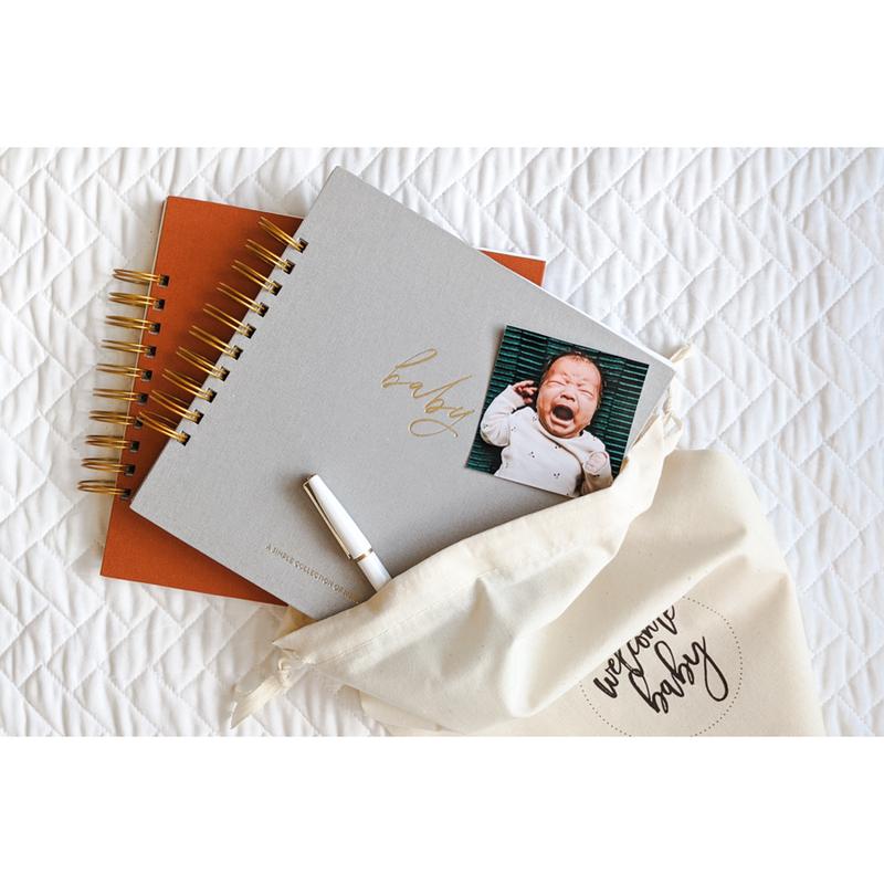 "Baby" Linen Baby Book