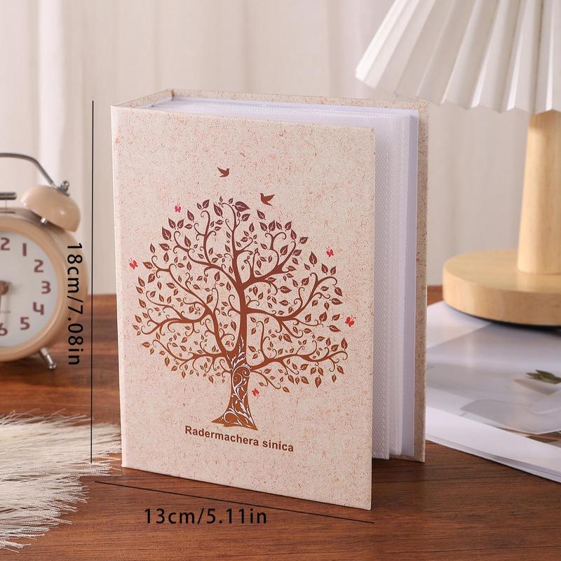 Tree Pattern Cover Photo Album, 1 Piece Modern Simple Durable Large Capacity Photo Storage Album, Multi-purpose Photo Album, Gift for Friends & Family, Home Decor