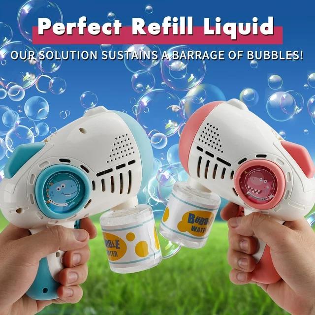 Bubble Concentrated Solution, 1 L/ 33.8 OZ Bubble Refill Solution Up to 2.5 Gallon for Kids Bubble Machine, Giant Bubble Wand, Bubble Gun Blower