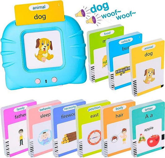 [12DAYS][New product listing] flash memory card, 224 visual words, sensory toys, learning Mongolian Terroe toys, sensory toys love to learn, pronunciation toys