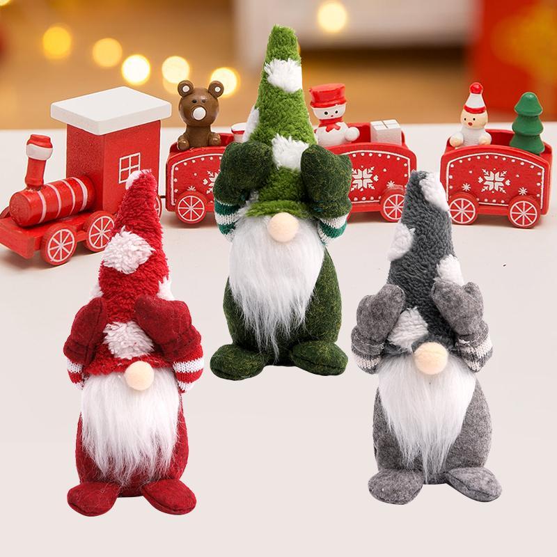 Santa Claus Shaped Plush Toy, 1 Count Cute Cartoon Doll For Kids And Adults