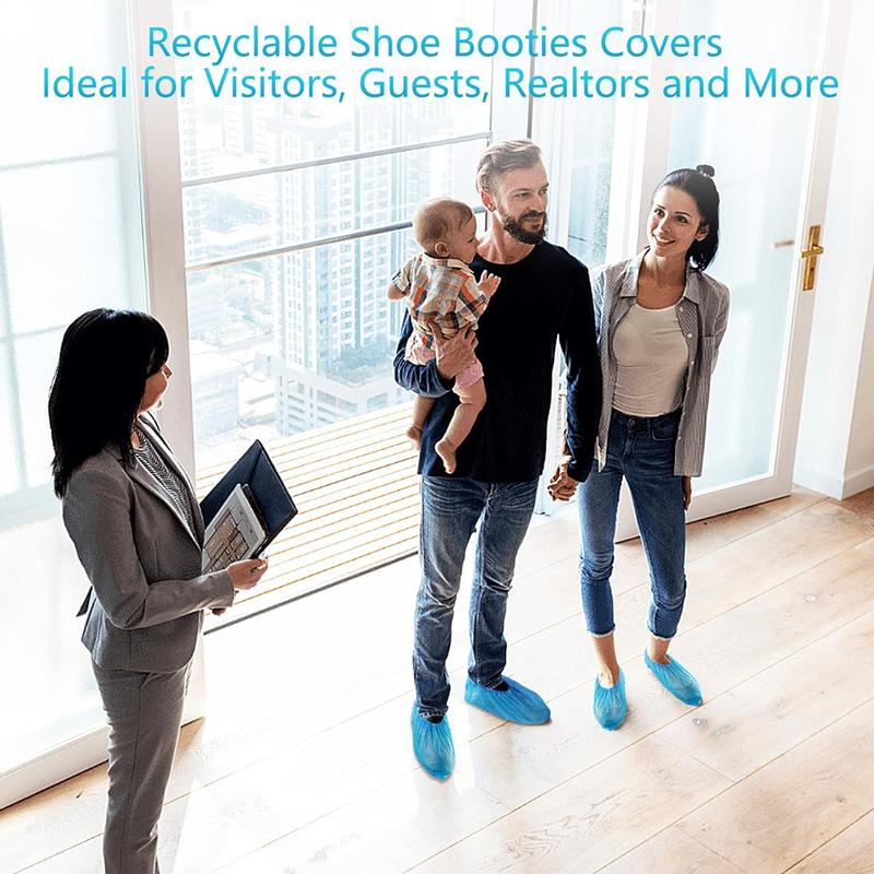 Disposable Shoe Covers, 200pcs Waterproof Non-woven Fabric Shoe Covers For Men & Women